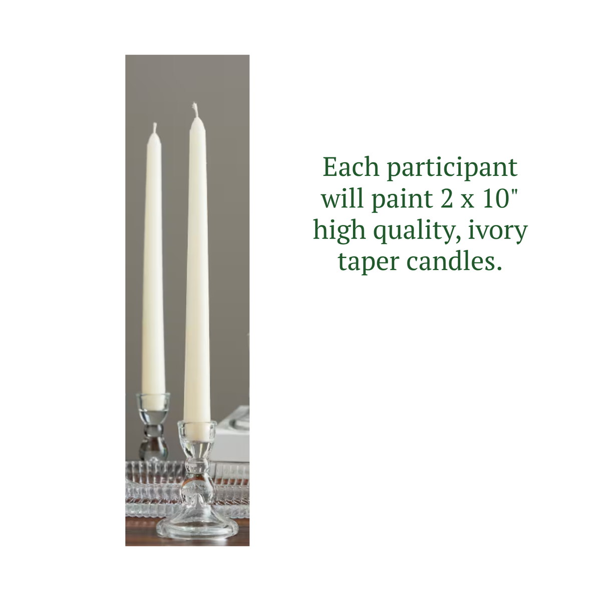 Holiday Candle Painting Workshop